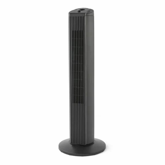 Mainstays 28" Tall 3-Speed Oscillating Tower Fan