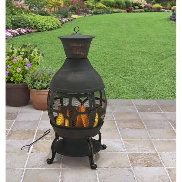 Better Homes & Gardens Wood-Burning Cast Iron Chiminea deal