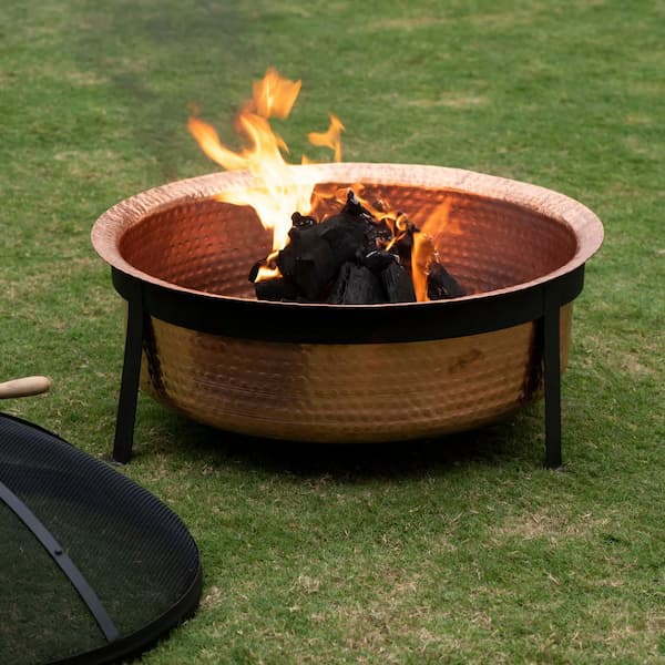Better Homes & Gardens Wood Burning Copper Fire Pit