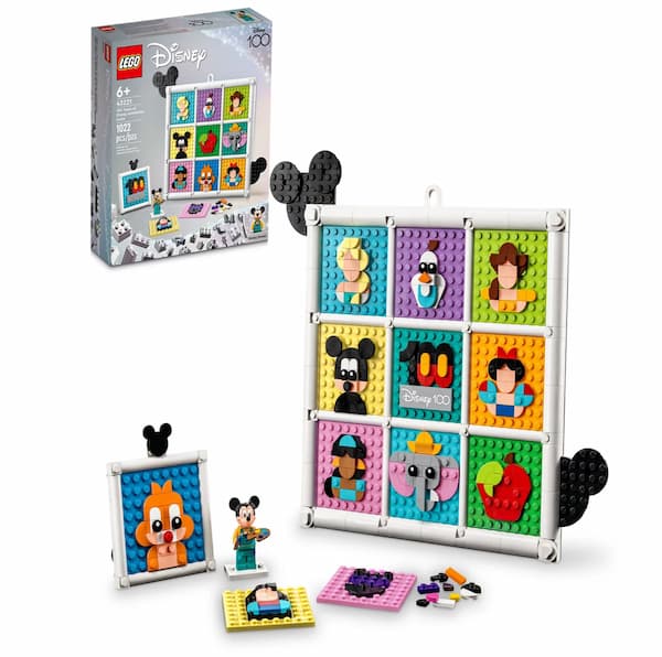 Disney Classic 100 Years of Disney Animation Icons Toy Building Set 