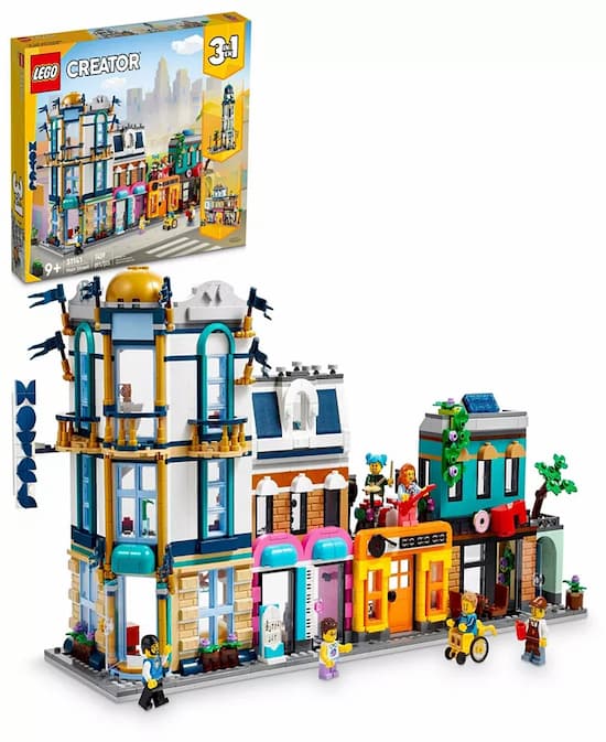 LEGO Creator 31141 Main Street Toy Minifigure Building Set 