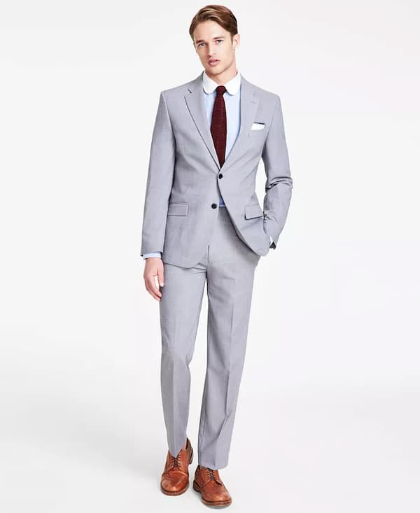 Men's Modern-Fit Bi-Stretch Suit