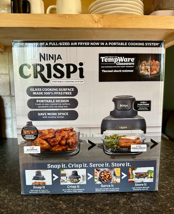 Ninja Crispi 4-in-1 Portable Cooking System Air Fryer 