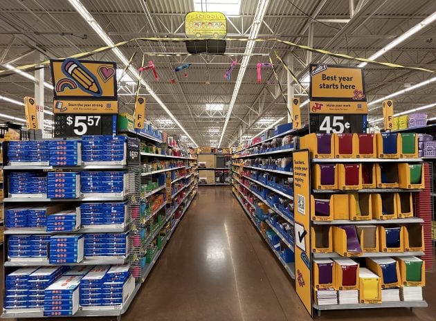 Walmart School Supplies