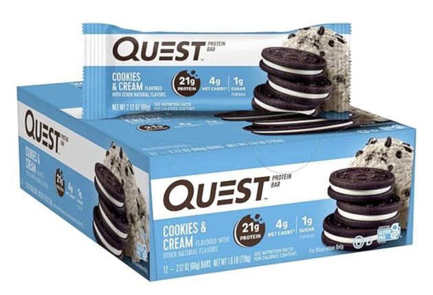 Quest Nutrition Cookies & Cream Protein Bar