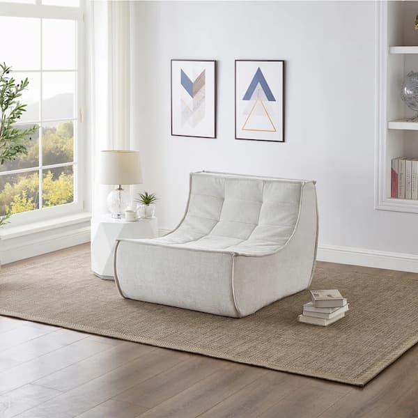 Chenille Armless Bean Bag Chair & Lounger deal