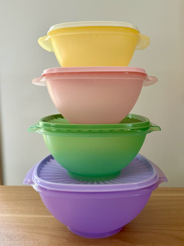 Tupperware Heritage bowl set deal