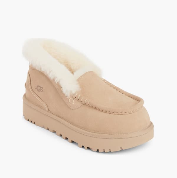 Ansley Parc Genuine Shearling Platform Slipper deal
