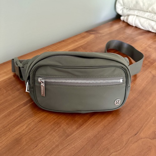 Lululemon Wunderlust Belt Bag on Dresser
