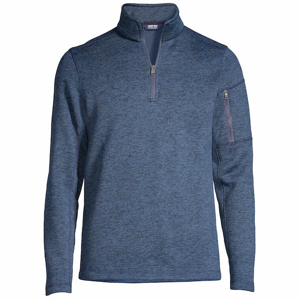 Men's Sweater Fleece Quarter Zip Pullover deal