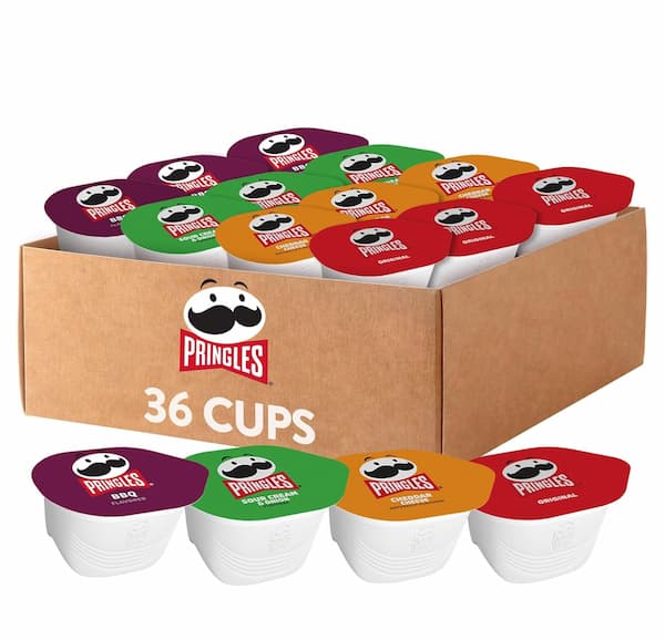 Pringles Potato Crisps Chips, Variety Pack (36 Cups)