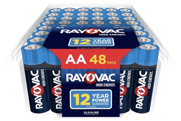 Rayovac High Energy AA Batteries (48 Pack)