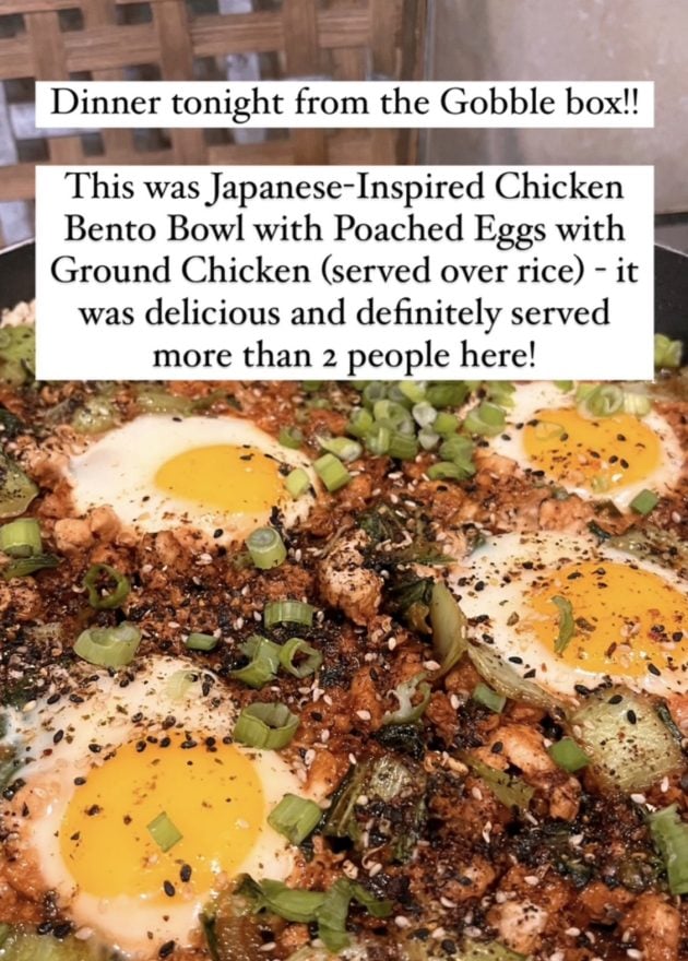 Gobble Japanese-inspired bento bowl meal