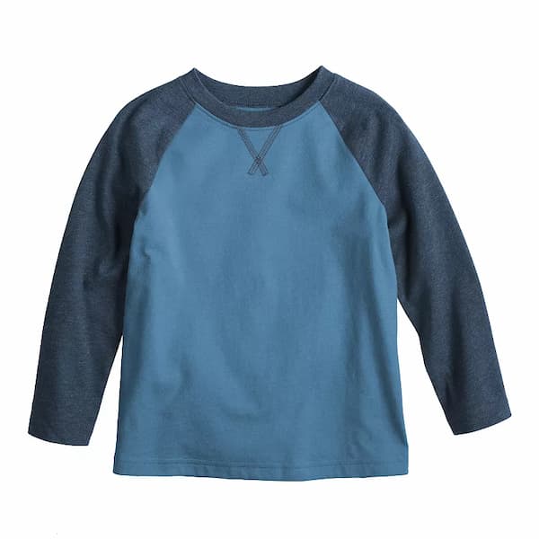 Baby & Toddler Boy Jumping Beans Long Sleeve Essential Raglan Tee deal