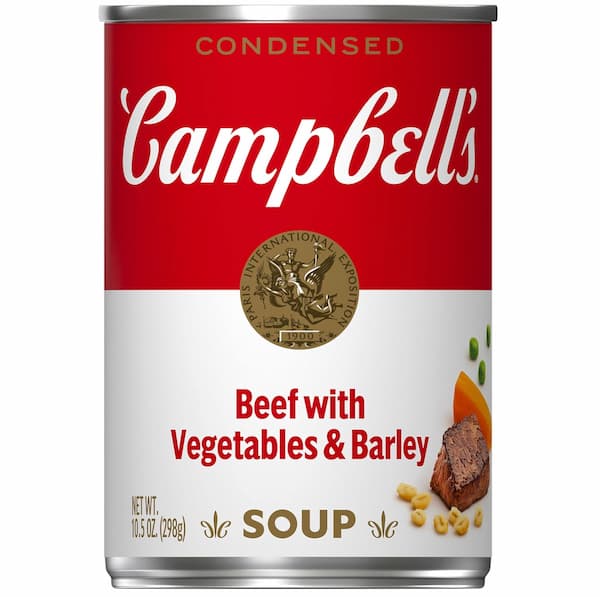 Campbell's Condensed Beef Soup With Vegetables and Barley, 10.5 oz Can deal
