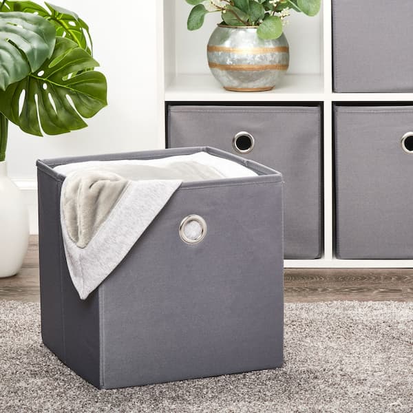 Mainstays Collapsible Fabric Cube Storage Bins (10.5" x 10.5") deal