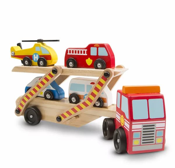 Melissa & Doug Emergency Vehicle Carrier