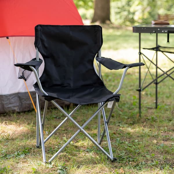 Ozark Trail Quad Folding Camp Chair with Cup Holder deal