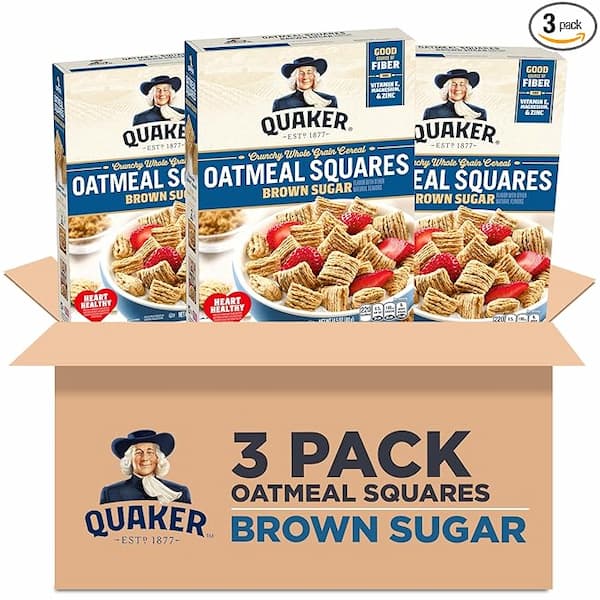 Quaker Oatmeal Squares Breakfast Cereal deal