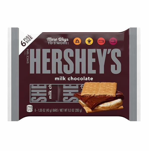 HERSHEY'S Milk Chocolate Candy Bars